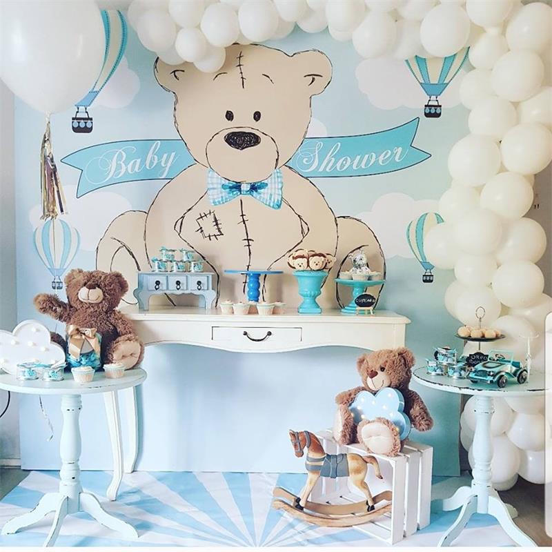 Teddy bear baby shower clearance decorations