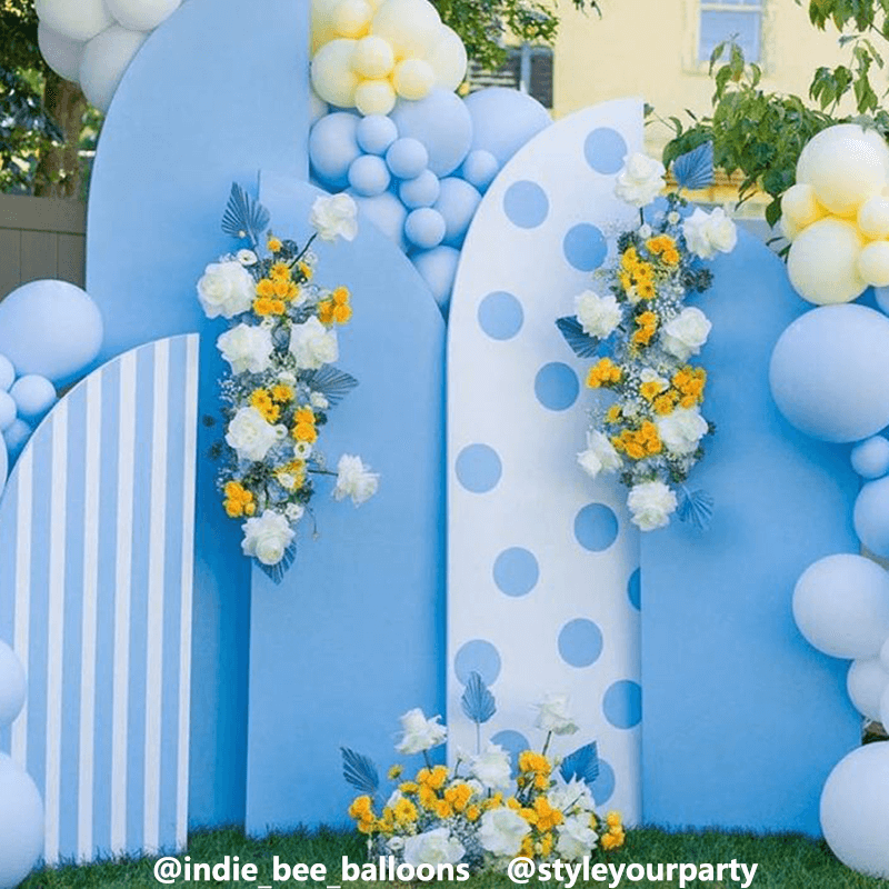 Chiara Backdrop 5 Walls Set, Arched Frames with Covers Set | Birthday&Baby Shower&Wedding Party Decoration-ubackdrop