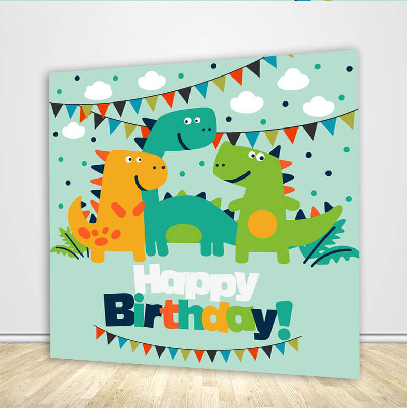 Dinosaur Invitation Custom Backdrop for Birthday-ubackdrop