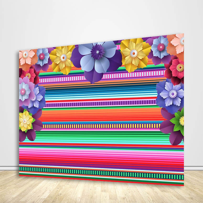 Mexican Fiesta Party Backdrop-ubackdrop