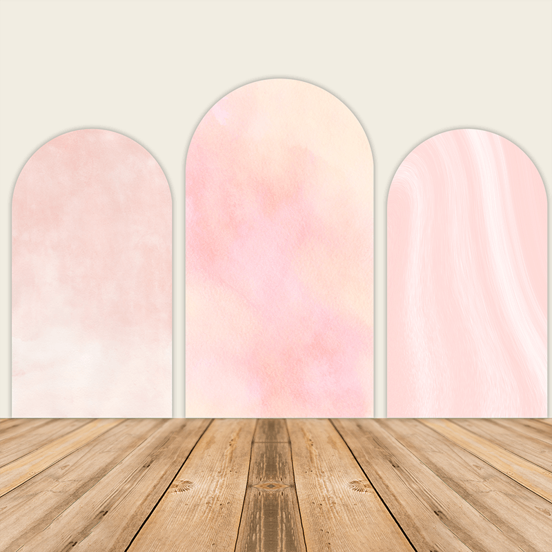 Pink Theme Chiara Backdrop Arched Wall Covers ONLY-ubackdrop