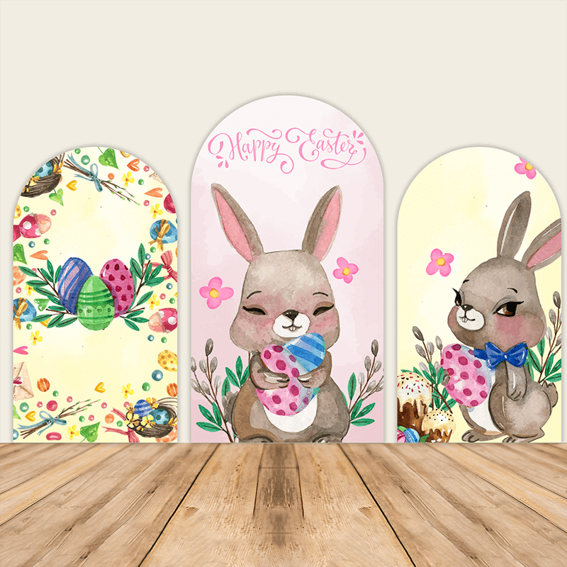 Rabbit Theme Chiara Backdrop Arched Wall Covers ONLY-ubackdrop